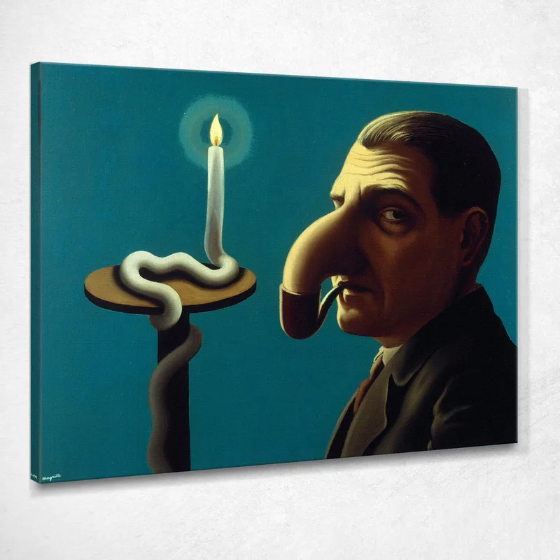 La Lampada Filofofica René Magritte quadro stampa su tela