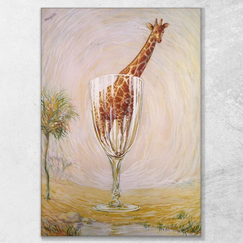 Das Badezimmer Aus Geschnitztem Glas  René Magritte
