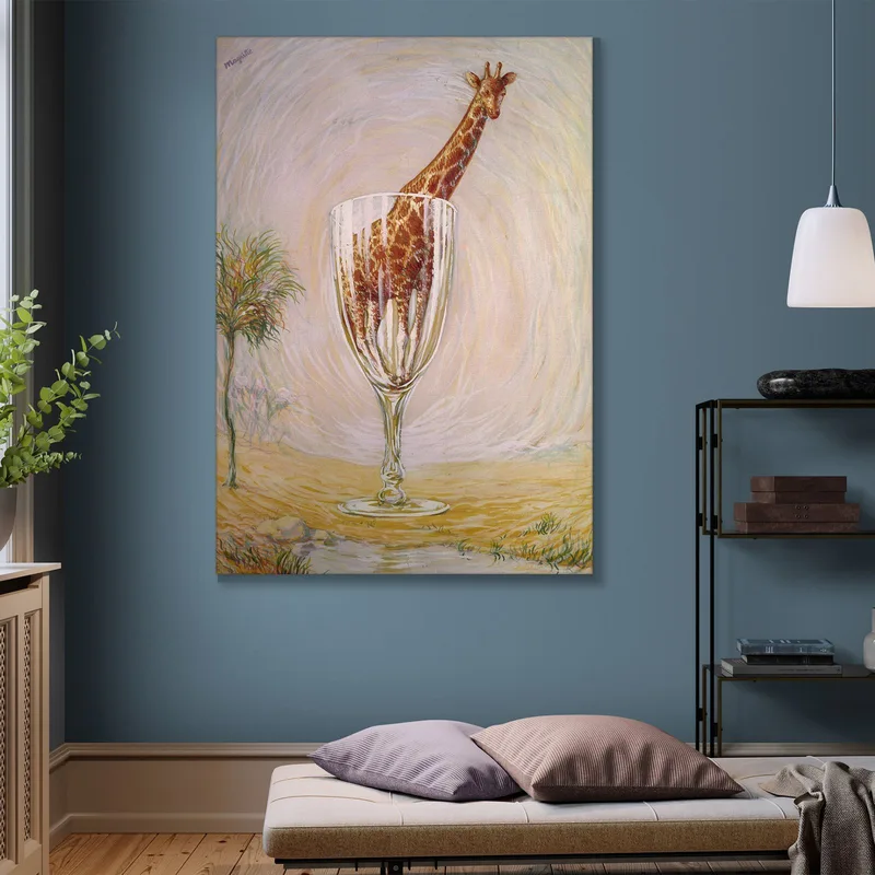 Das Badezimmer Aus Geschnitztem Glas  René Magritte