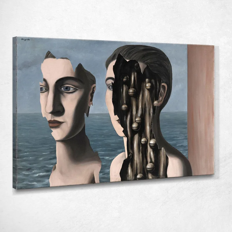 Il Doppio Segreto René Magritte quadro stampa su tela