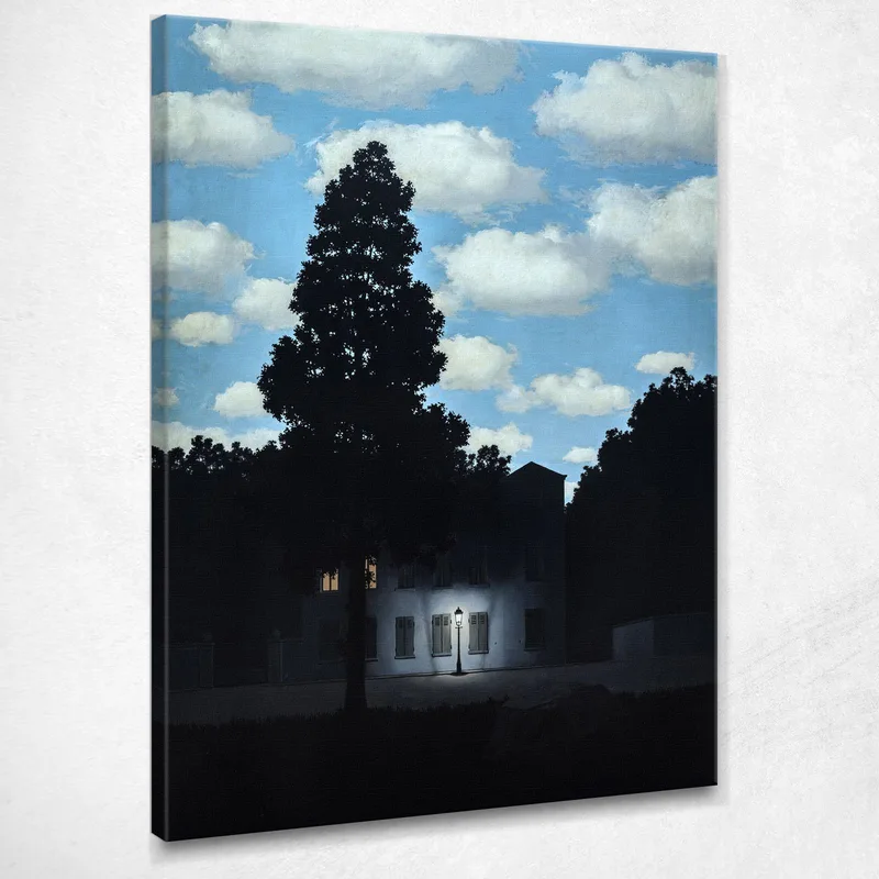 L'Impero Delle Luci René Magritte quadro stampa su tela