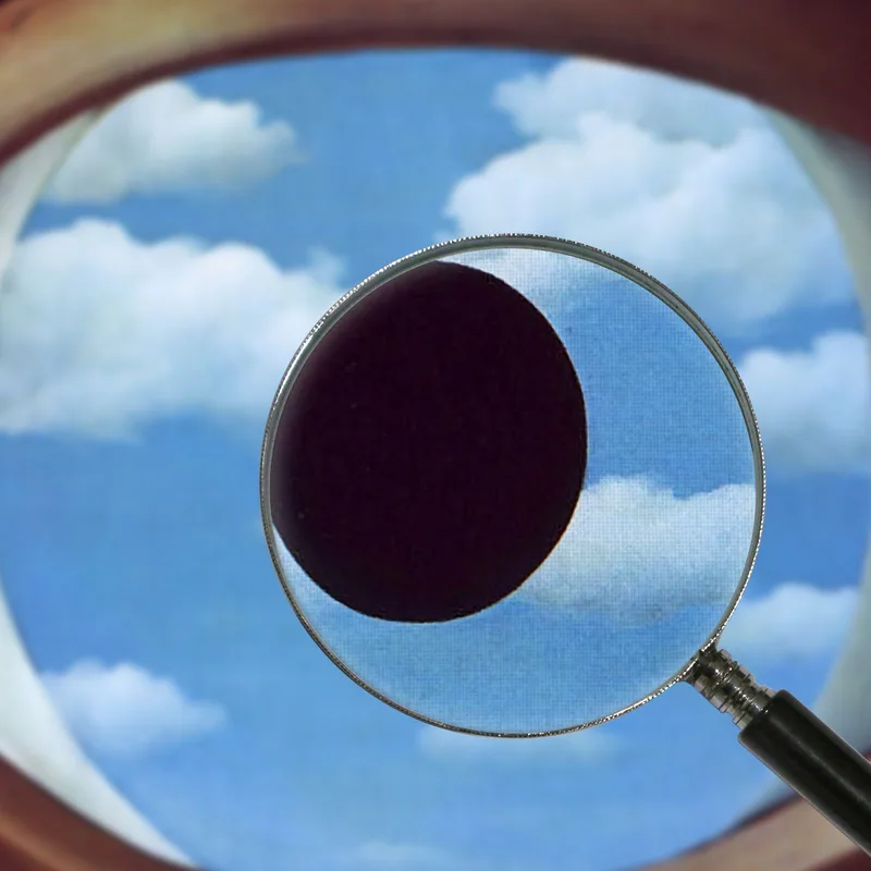 Le Faux Miroir  René Magritte