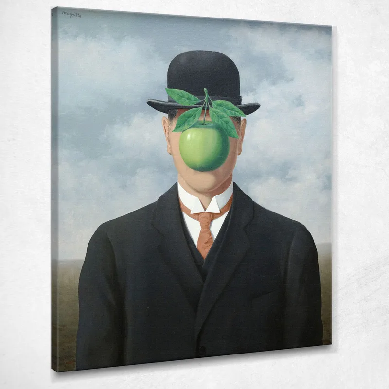 La Grande Guerra René Magritte quadro stampa su tela
