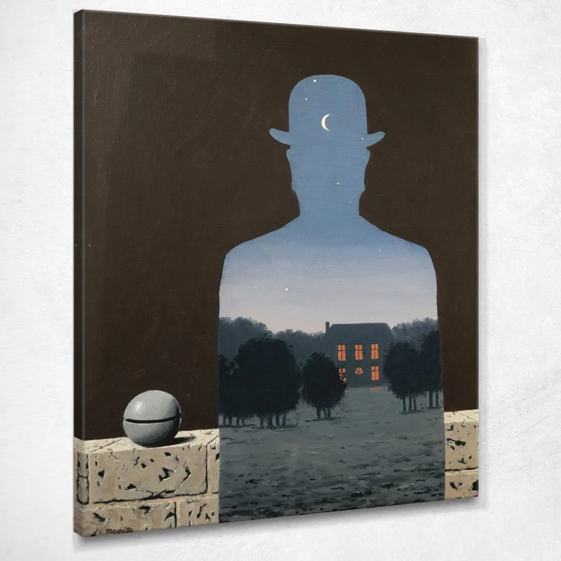 Il Donatore Felice René Magritte quadro stampa su tela