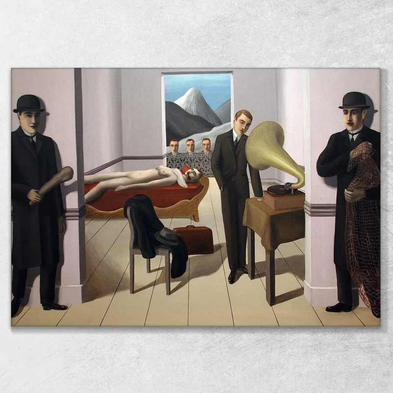 Der Bedrohte Attentäter  René Magritte