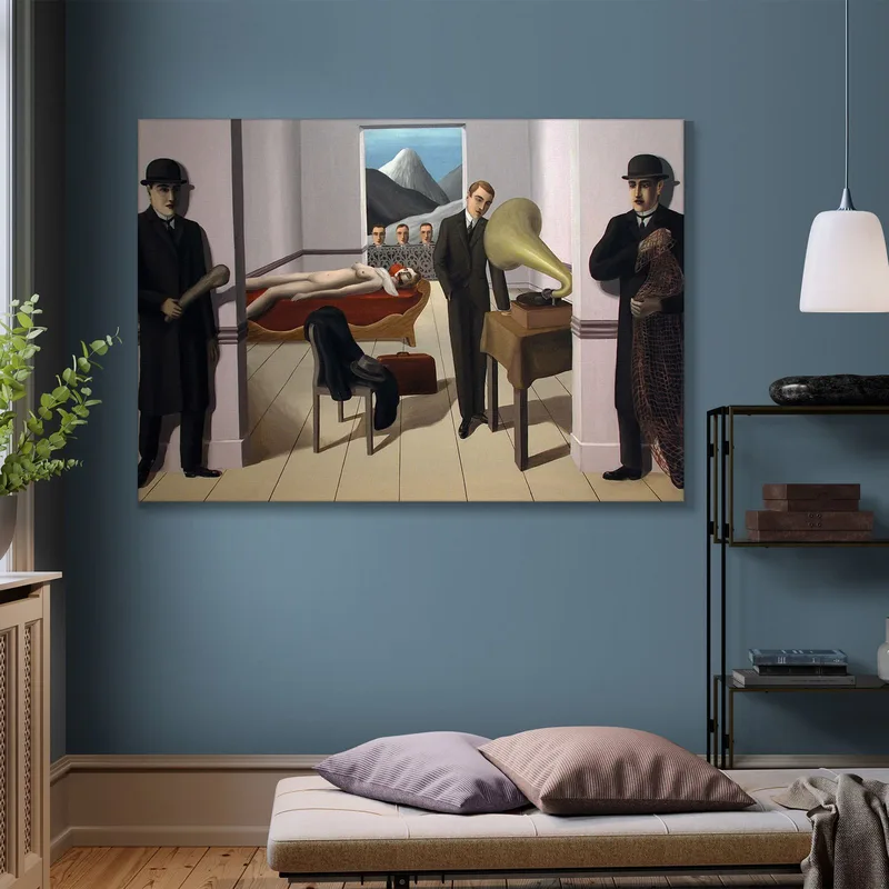 Der Bedrohte Attentäter  René Magritte