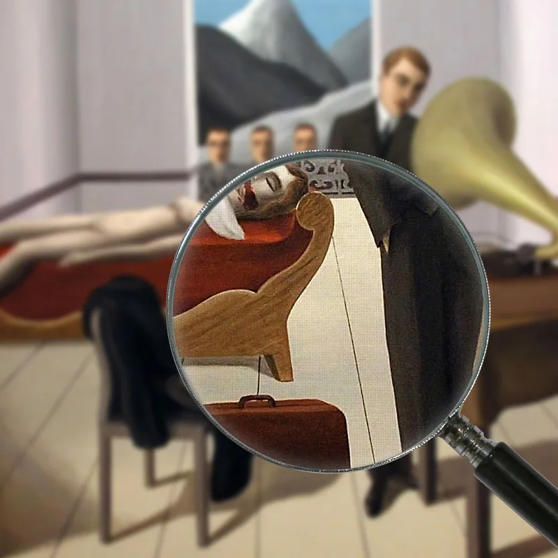 Der Bedrohte Attentäter  René Magritte