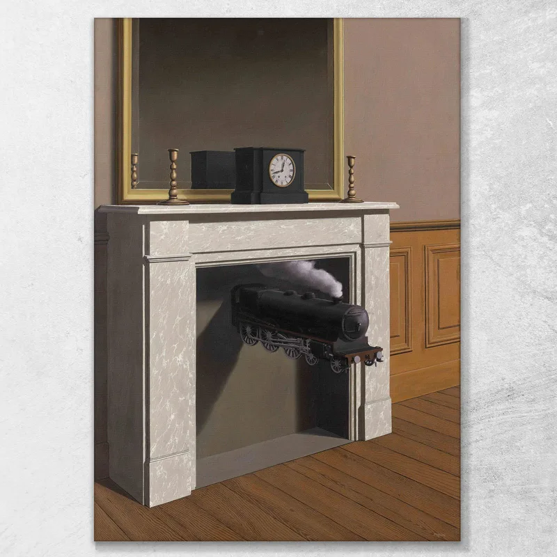 El Tiempo Perforado René Magritte
