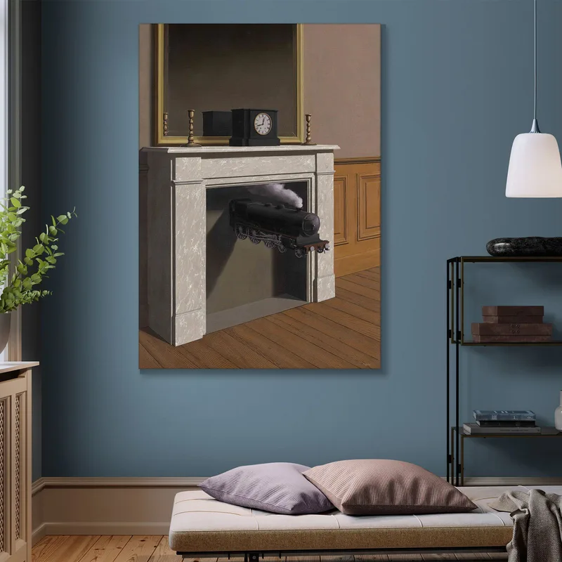 El Tiempo Perforado René Magritte