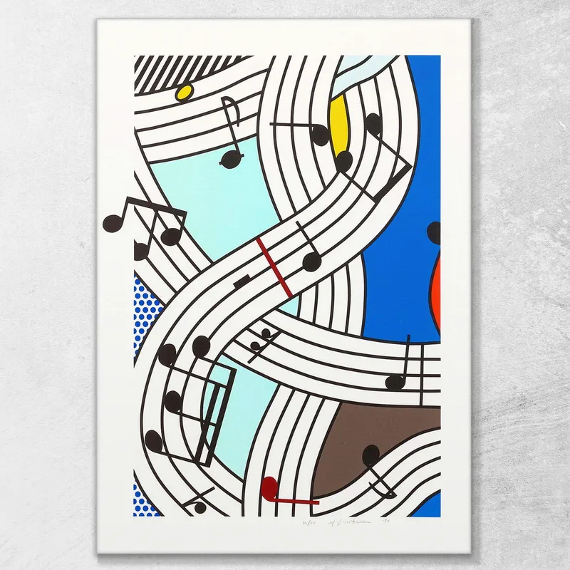 Composición I Roy Lichtenstein