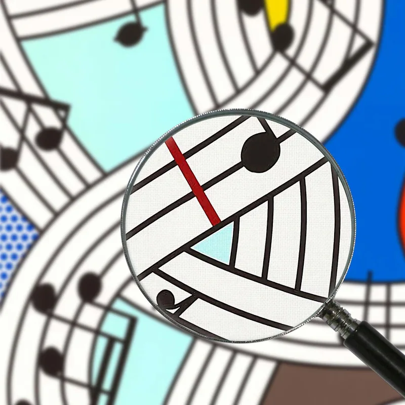 Composición I Roy Lichtenstein