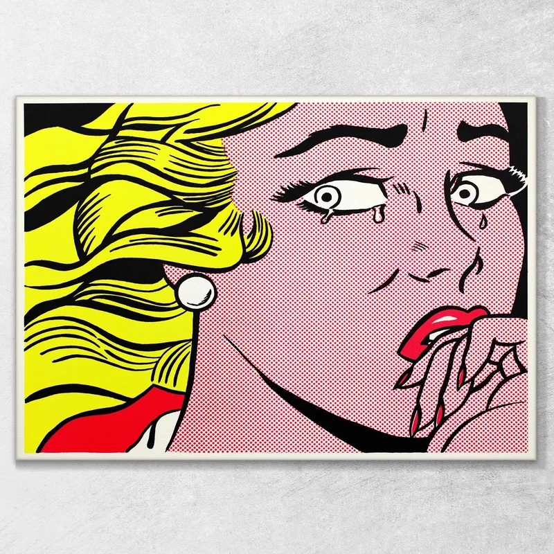 Weinendes Mädchen Roy Lichtenstein