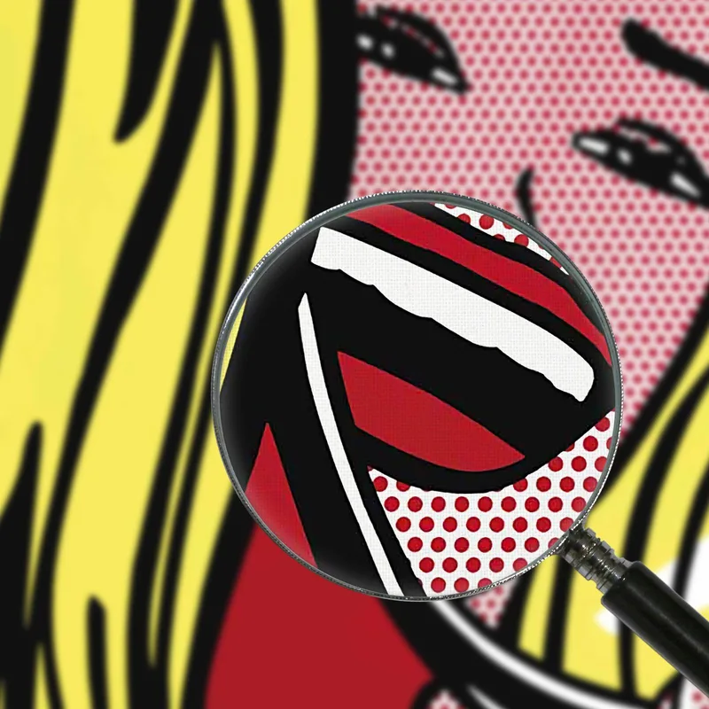 Fille Dans Le Miroir Roy Lichtenstein