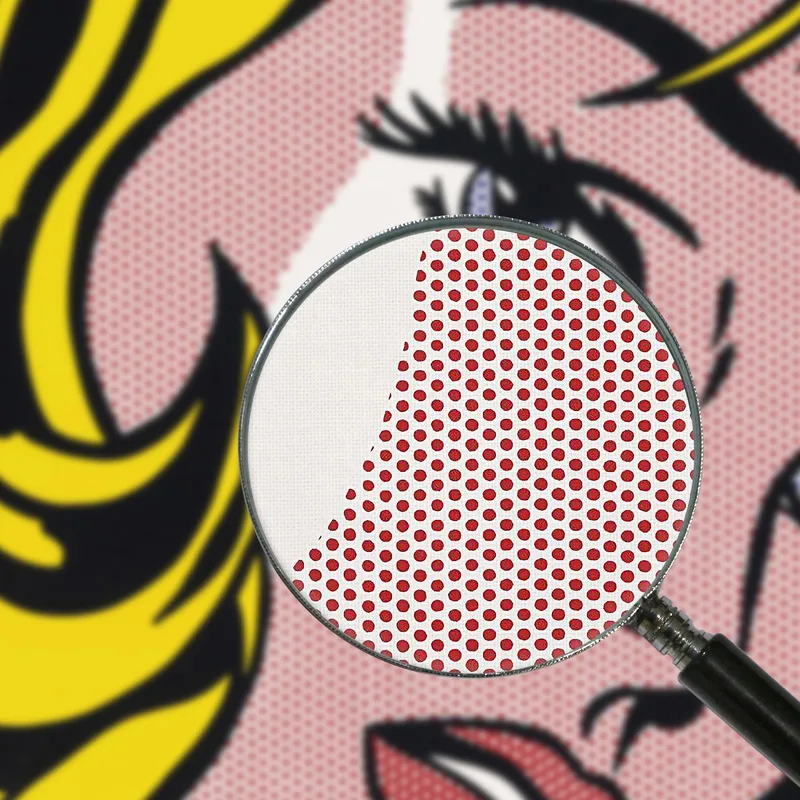 Mädchen Mit Haarband Roy Lichtenstein