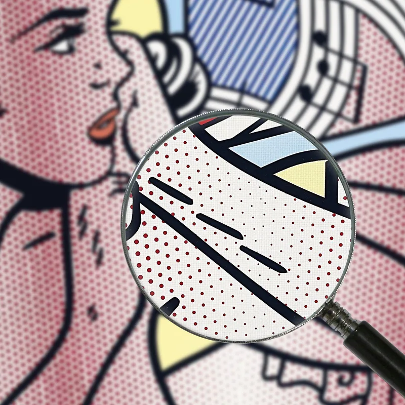 Nudo Con Pittura Gioiosa Roy Lichtenstein