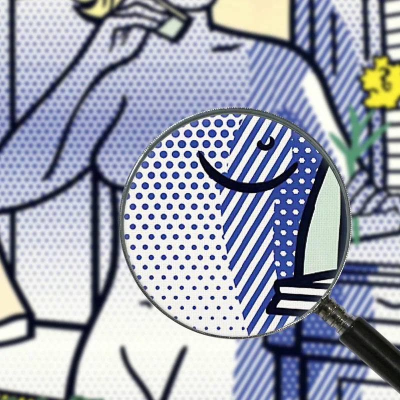 Desnudo Con Flor Amarilla Roy Lichtenstein