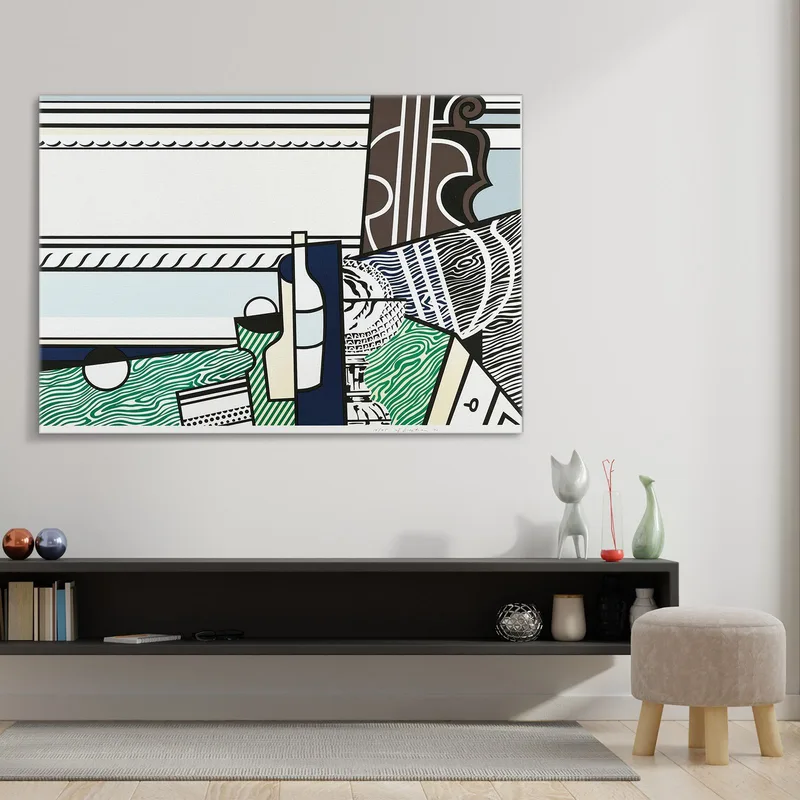 Naturaleza Muerta Con Botella Roy Lichtenstein