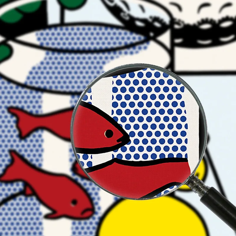 Nature Morte Avec Des Poissons Rouges Roy Lichtenstein