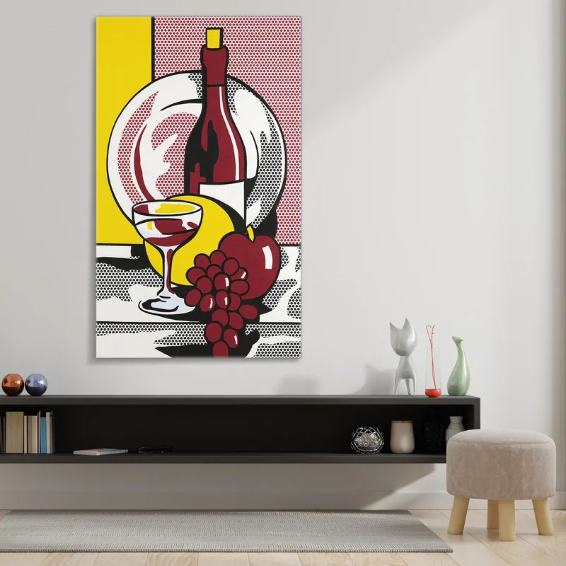Still Life With Red Wine Roy Lichtenstein