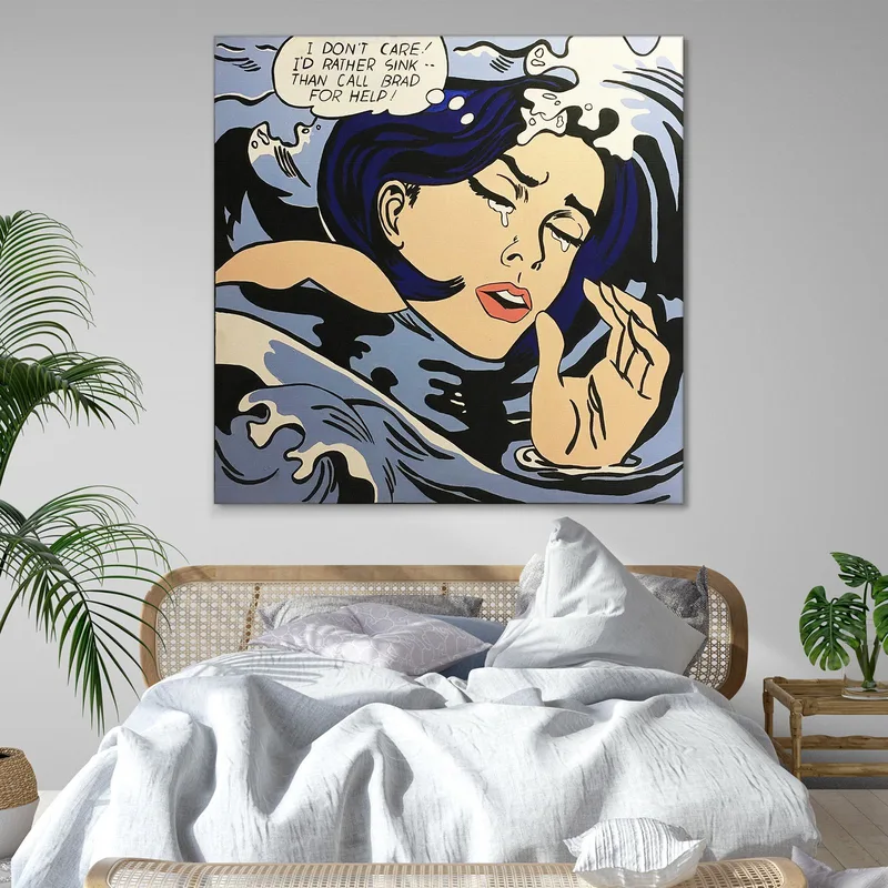 Drowning Girl Roy Lichtenstein