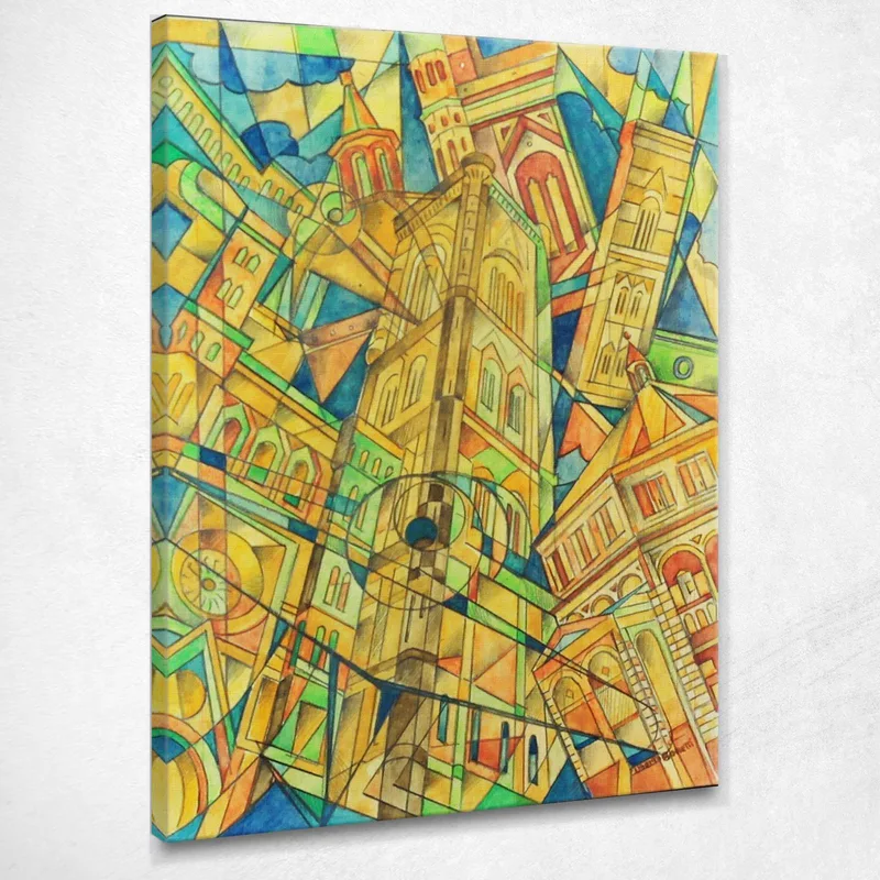Florence (1930S) Uberto Bonetti canvas print