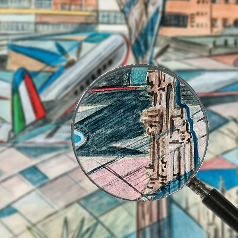 Synthèse Architecturale Vers 1935 Uberto Bonetti