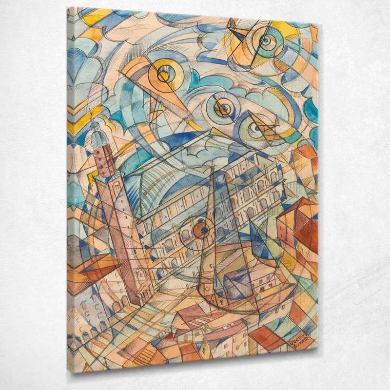 Vicenza, Circa 1930 Uberto Bonetti canvas print