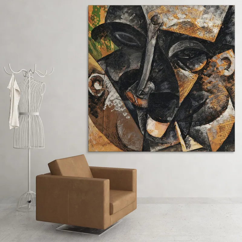 Dynamisme De La Tête D'Un Homme Umberto Boccioni