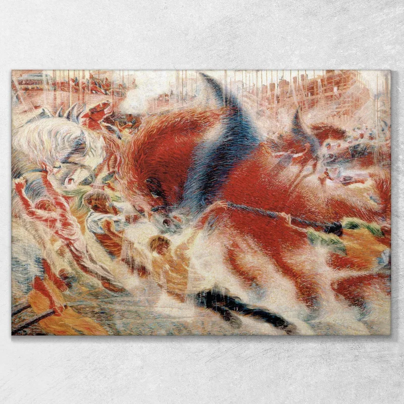 The Rising City (The Rising City) Umberto Boccioni