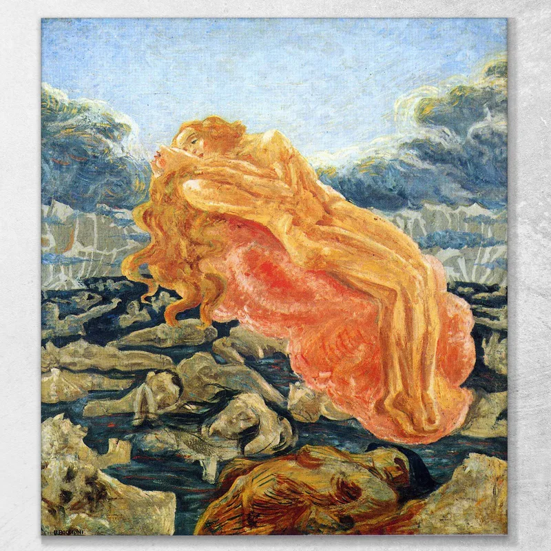 Il Sogno (Paolo E Francesca) Umberto Boccioni