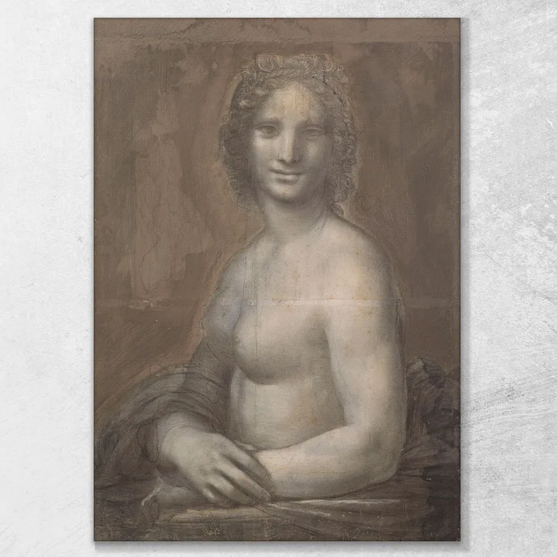 Die Nackte Mona Lisa Leonardo Da Vinci