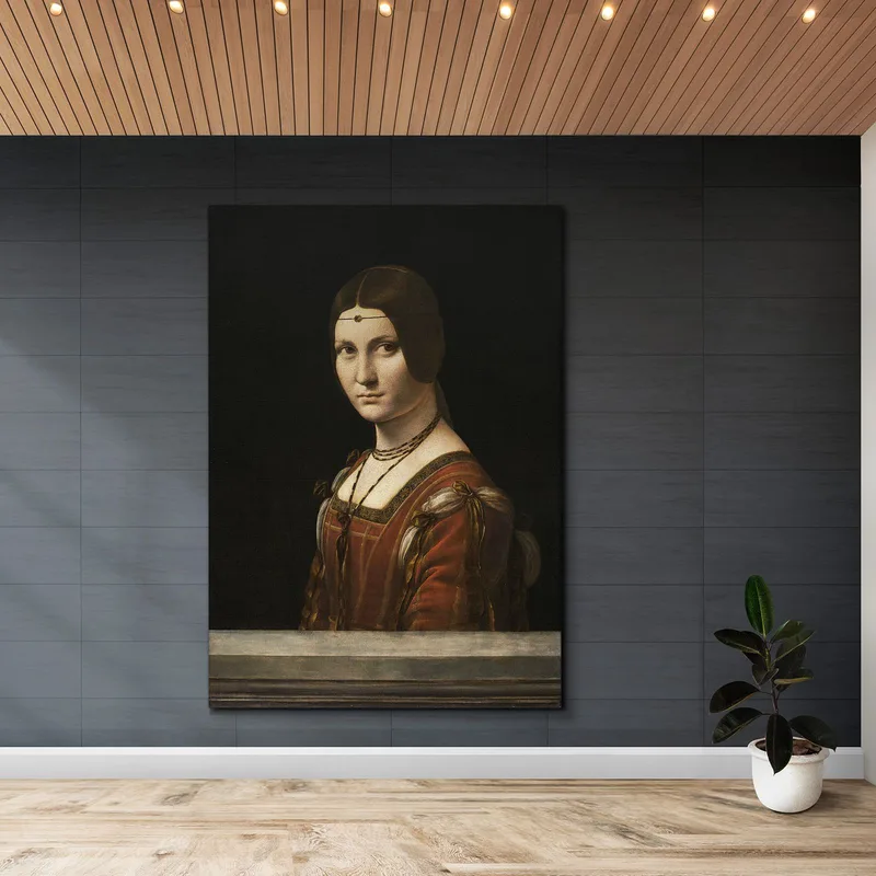 La Bella Ferronnière Leonardo Da Vinci