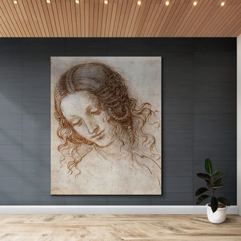 Kopf Von Leda Leonardo Da Vinci