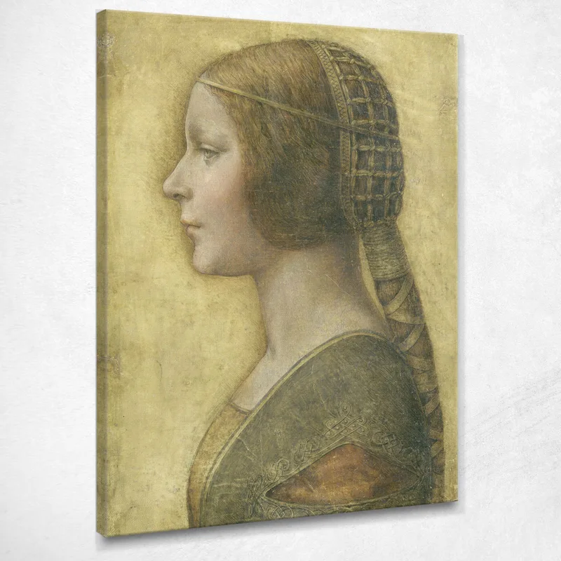 The Beautiful Princess Leonardo Da Vinci canvas print