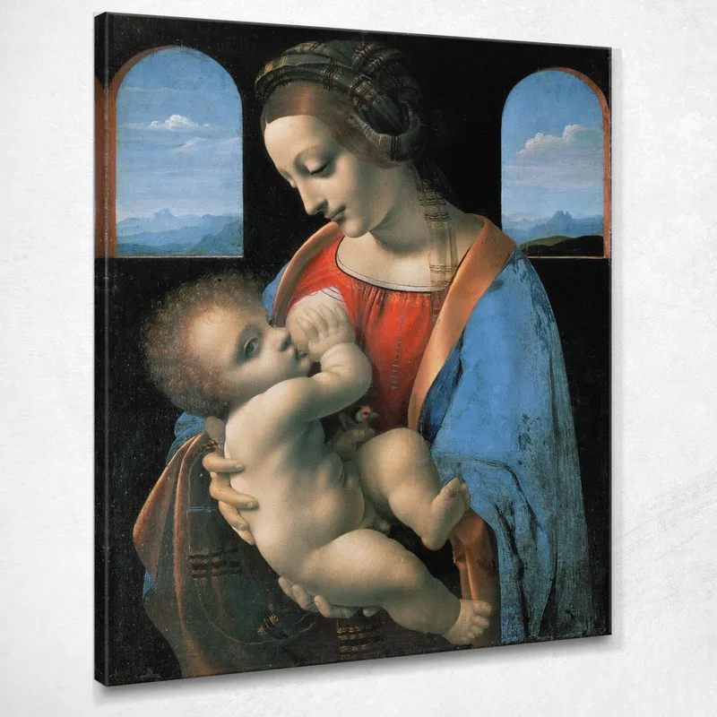 Madonna Litta Leonardo Da Vinci canvas print