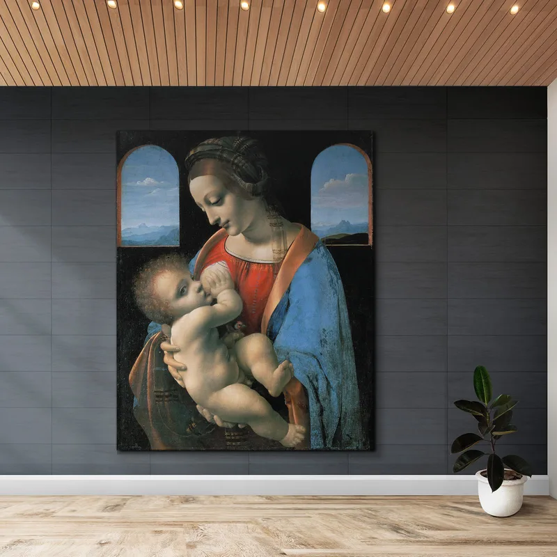 Virgen Pequeña Leonardo Da Vinci
