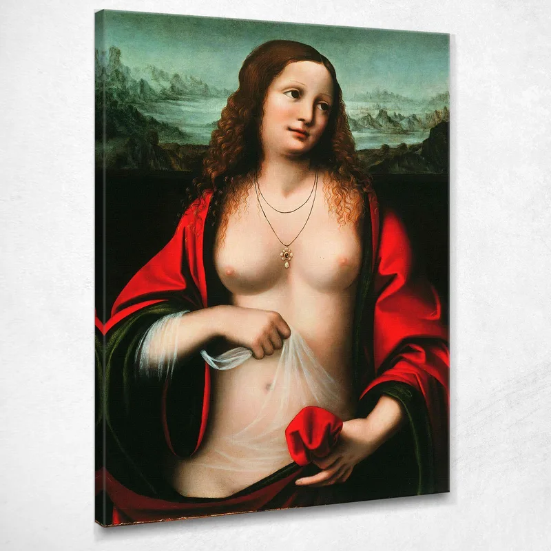 Mary Magdalene Leonardo Da Vinci canvas print