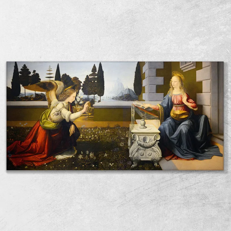 Annunciation Leonardo Da Vinci