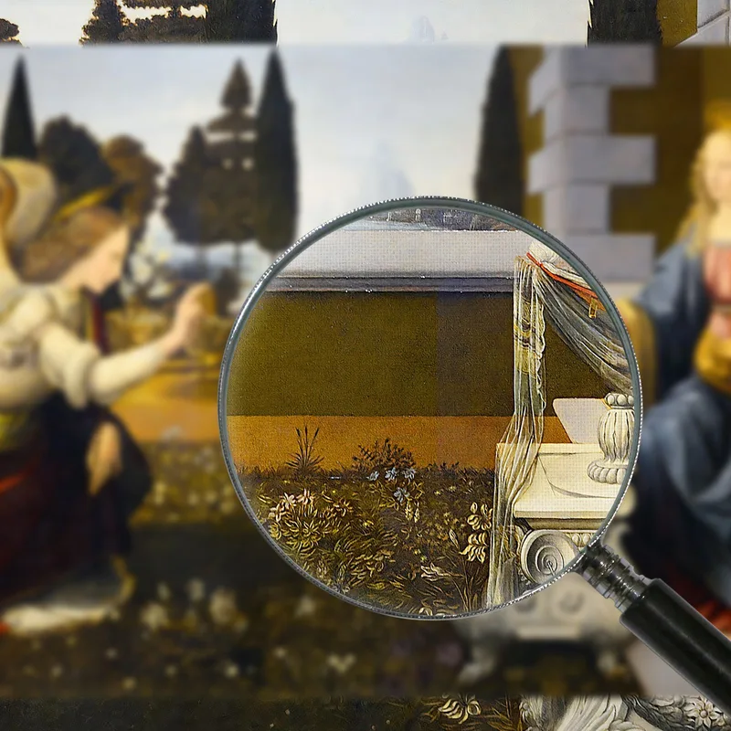 Annunciation Leonardo Da Vinci