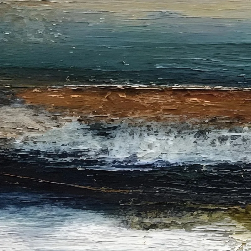 Vue Abstraite sur l'Océan tableau sur toile