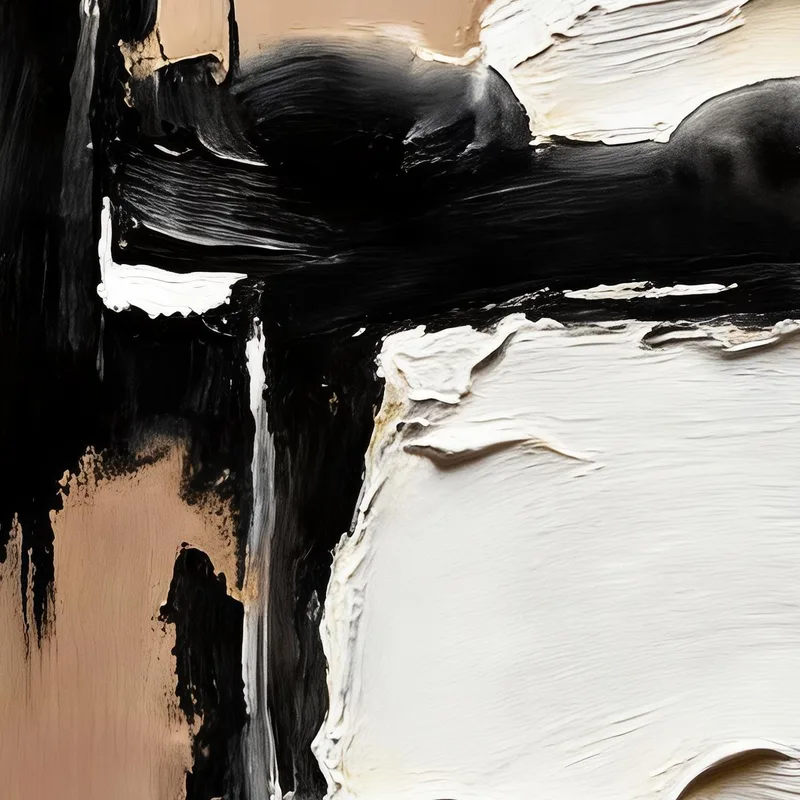 Schwarze und Weiße Abstrakte Textur modernes wandbild