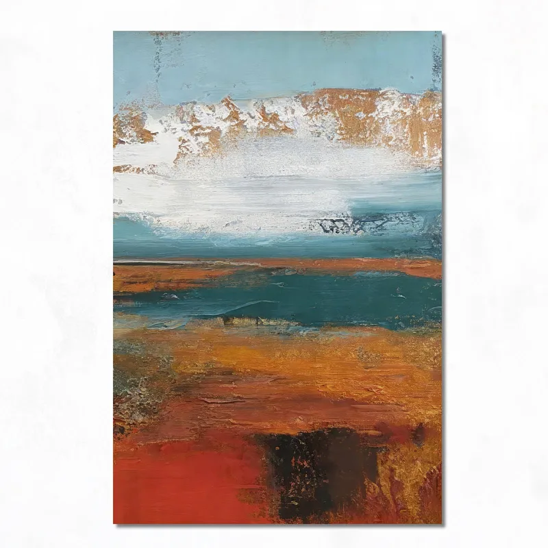 Orizzonte Oceanico Astratto quadro canvas