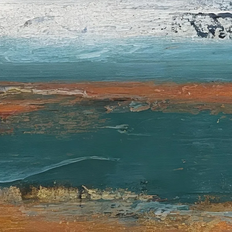 Orizzonte Oceanico Astratto quadro canvas