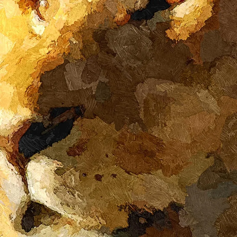 Quadro Leone Africano Su Tela Potenza E Regalità Nella Savana