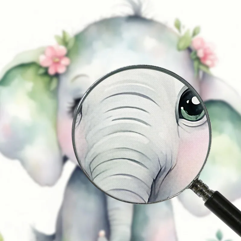 Peinture Pour Chambre De Bébé Bébé Éléphant En Style Aquarelle