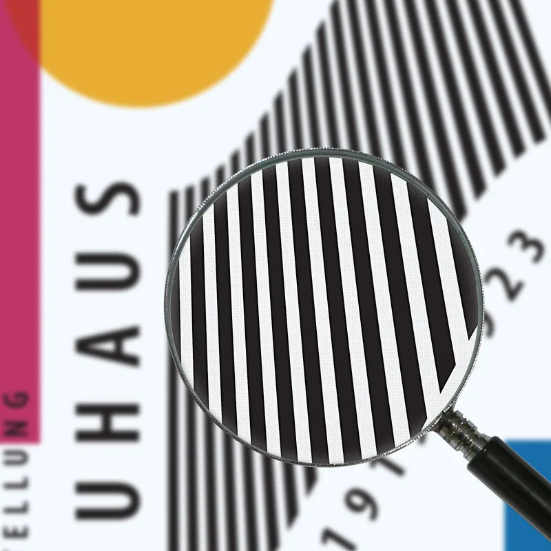 Marco Dinámico Bauhaus De Líneas Geométricas Bauhaus Style