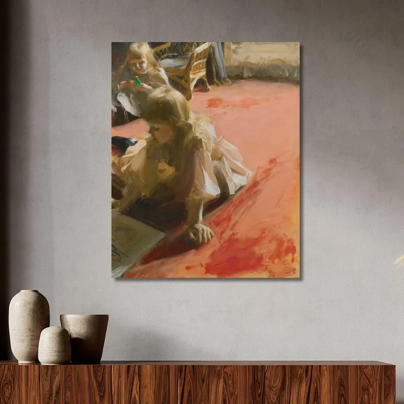 Ein Porträt Der Töchter Von Ramón Subercaseaux Anders Zorn
