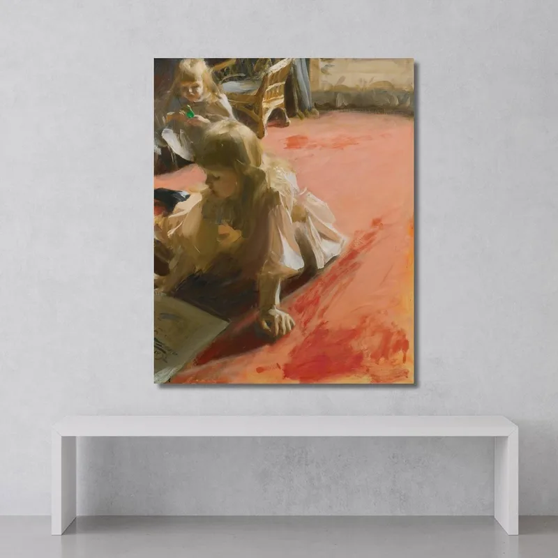Ein Porträt Der Töchter Von Ramón Subercaseaux Anders Zorn