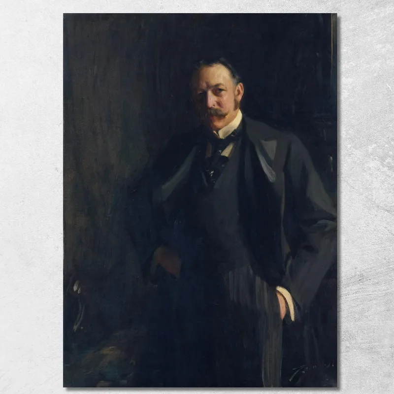 Edward R. Bacon Anders Zorn quadro stampa su tela