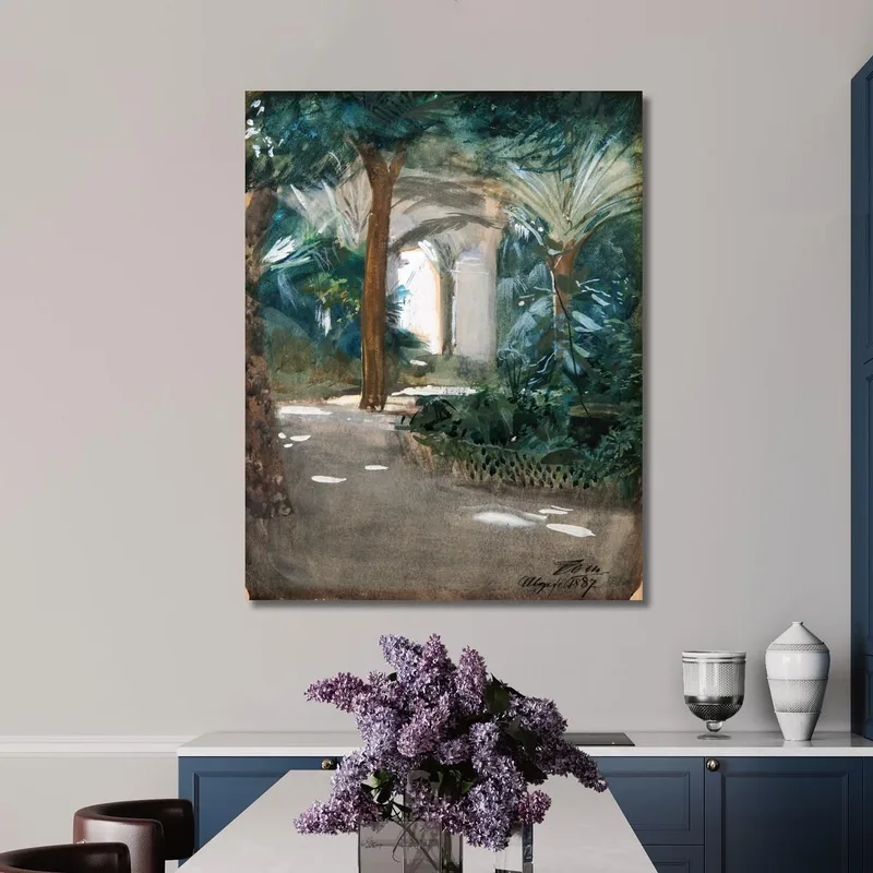 Jardín En Argel Anders Zorn
